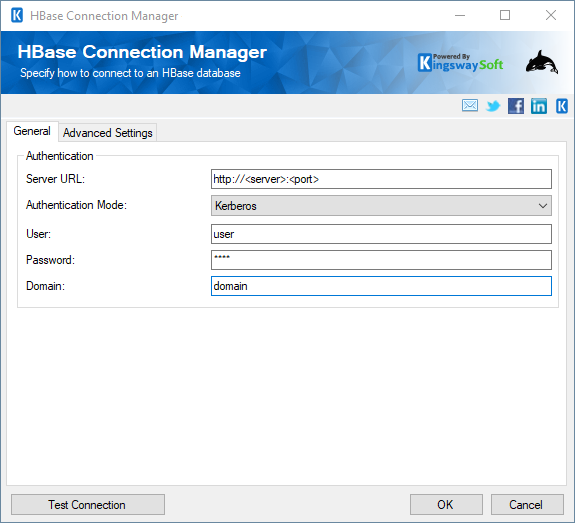 SSIS Integration Toolkit for HBase - Connection Manager